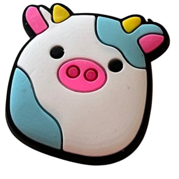 Croc Jibbitz | Squishmallows Cillian the Cow Croc Charm | Cute Gift - Picture 2 of 4